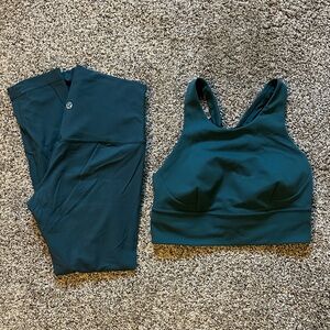 Lululemon Green Jasper Leggings